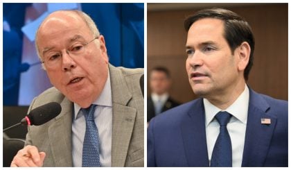Mauro Vieira conversa com Marco Rubio e viajará aos EUA para negociar o tarifaço
