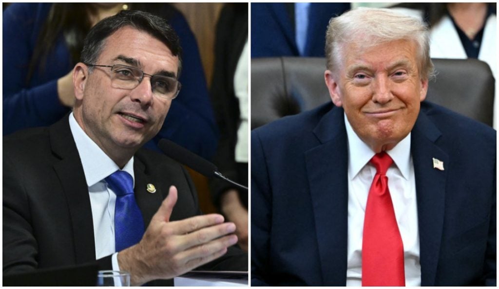 Flávio Bolsonaro sugere que governo Trump ataque embarcações na costa do Brasil