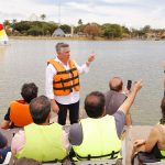 Matou a tarifa zero e foi passear na lagoa