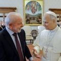 Lula visita o Papa Leão XIV no Vaticano