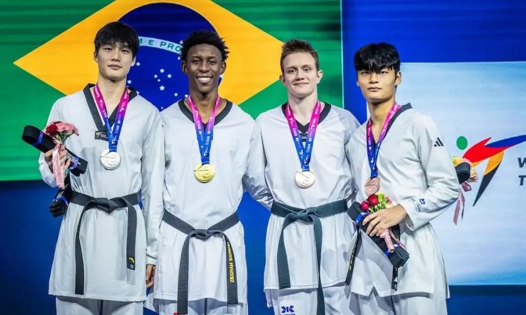 Henrique Marques conquista o 2º ouro brasileiro no Mundial de Taekwondo