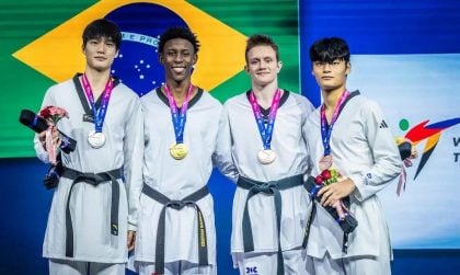 Henrique Marques conquista o 2º ouro brasileiro no Mundial de Taekwondo