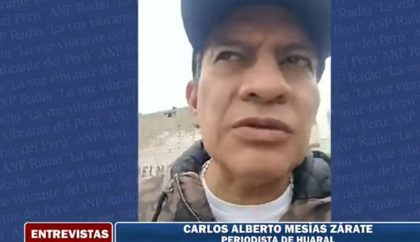 Jornalista peruano sobrevive ao terceiro atentado em um ano