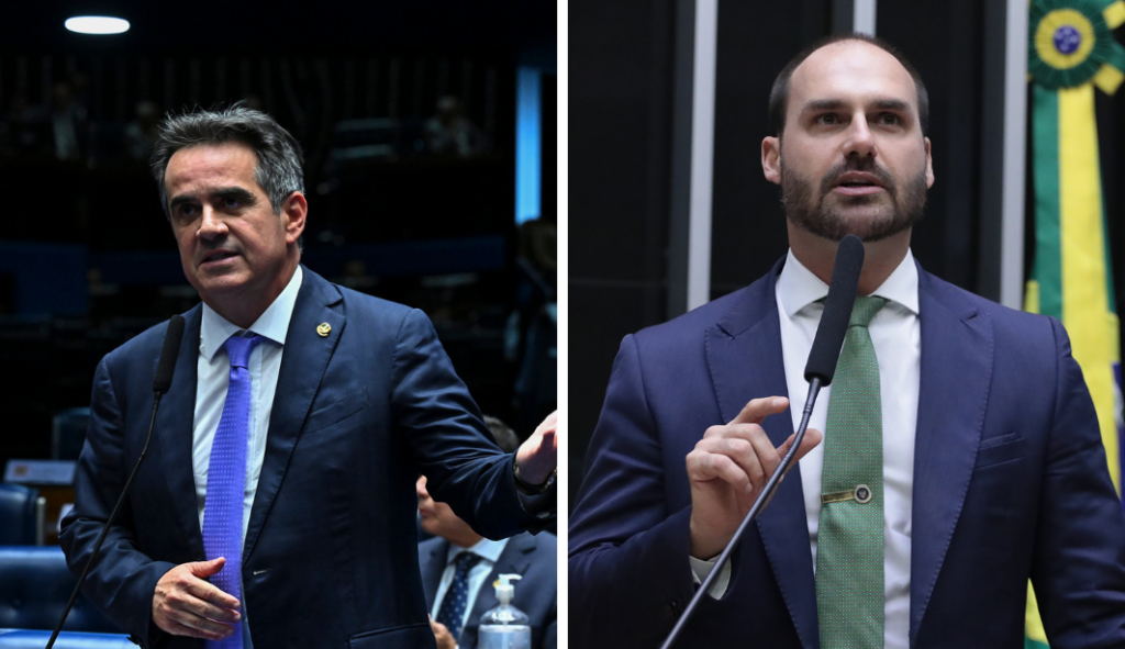 Ciro Nogueira e Eduardo Bolsonaro trocam farpas após críticas por articulação nos EUA