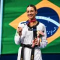 Milena Titoneli é prata no Mundial de taekwondo, o 3º pódio do Brasil