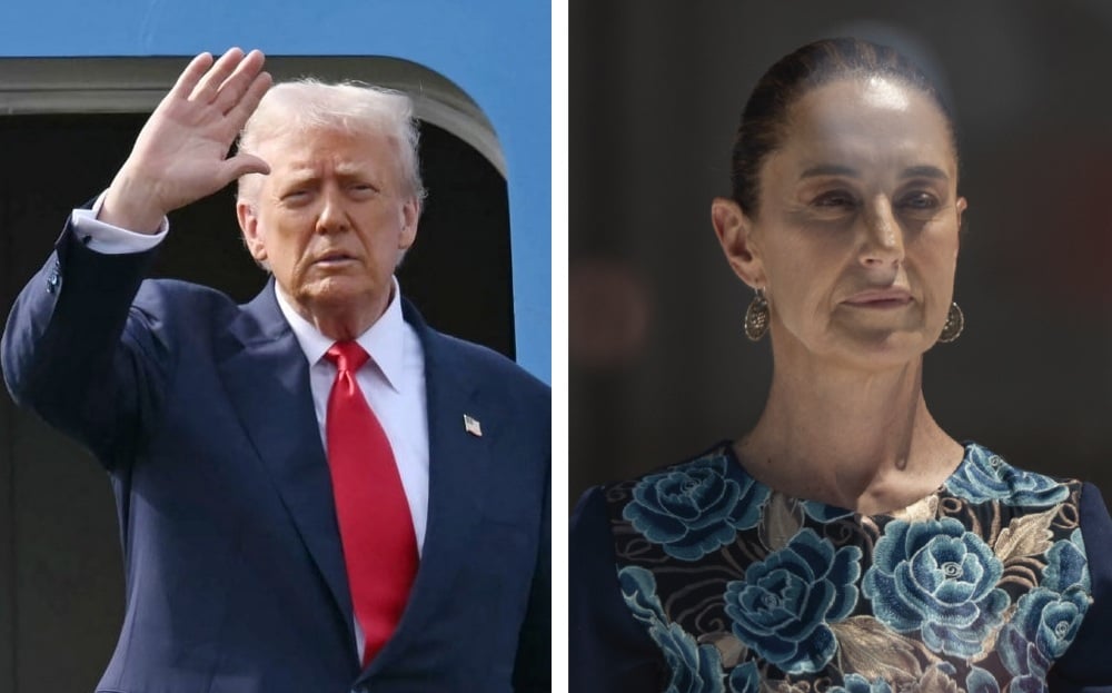 Trump ‘tem muito respeito’ pela presidenta do México, diz Casa Branca
