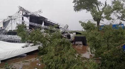 SP: Uma pessoa morre e 40 ficam feridas em queda de estrutura durante festa