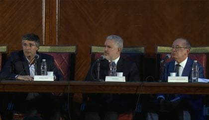 Réu do 8 de Janeiro interrompe evento com Gilmar Mendes na Argentina