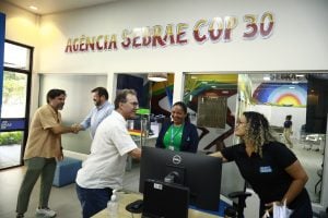 Presidente do Sebrae Décio Lima , visita a Agencia do Sebrae em Belém do Pará.