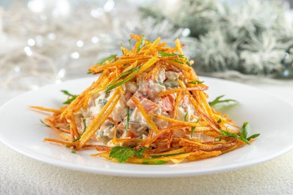 7 receitas incríveis de salada de salpicão para o Natal