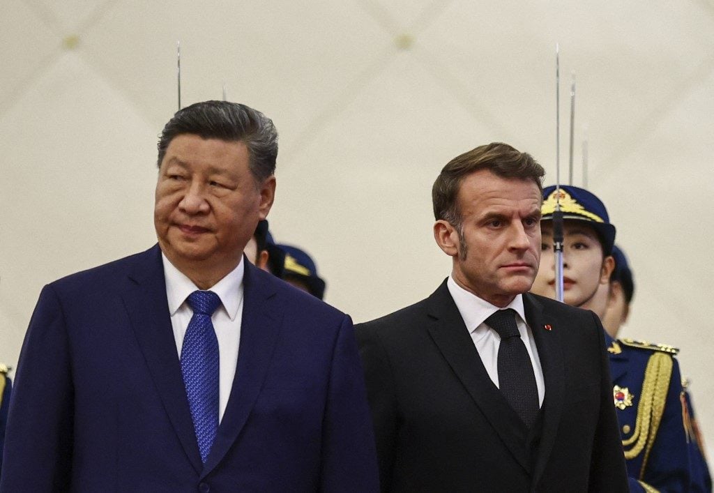 Macron cobra envolvimento da China em negociações sobre a paz na Ucrânia