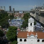 Milhares vão às ruas na Argentina contra a reforma trabalhista de Milei