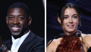 Dembélé e Bonmatí recebem o prêmio 'The Best', da Fifa