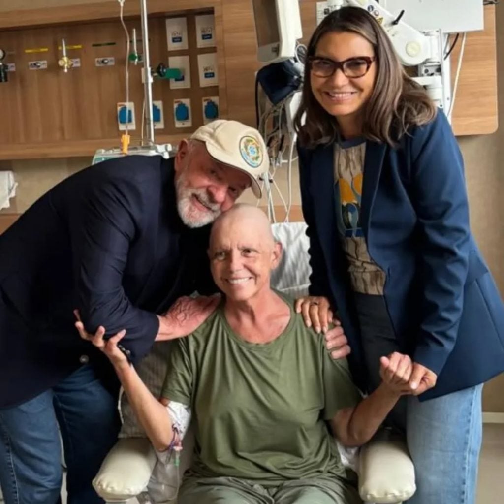 Lula e Janja visitam Roseana Sarney no hospital