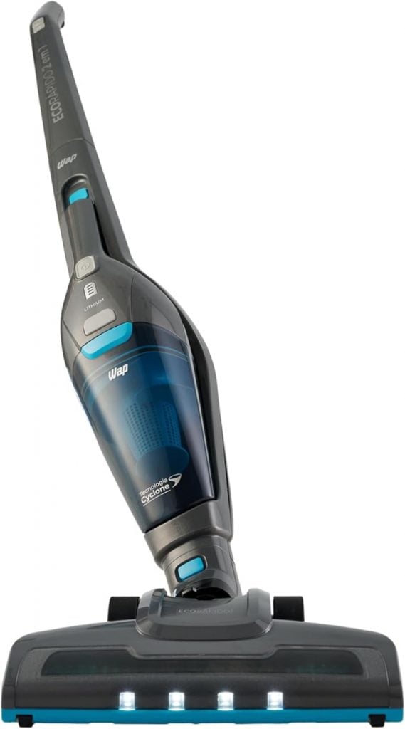 Como o aspirador vertical reduz tempo de limpeza e consumo de energia