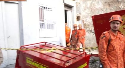 Casarão desaba no bairro do Catete, no Rio, e deixa feridos