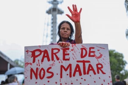 As imagens dos atos contra o feminicídio e a violência de gênero no Brasil
