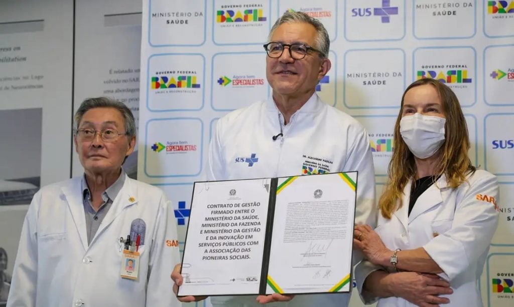 Ministério da Saúde renova contrato com Rede Sarah por R$ 7,5 bilhões