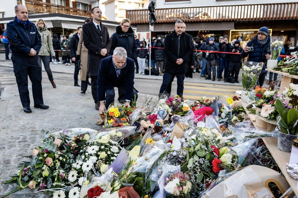 Investigadores suíços identificam 24 mortos em incêndio na noite de Ano Novo