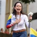 Trump anuncia que receberá María Corina Machado, opositora de Maduro, nos EUA