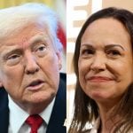 María Corina Machado não se arrepende de presentear Trump com o Nobel da Paz