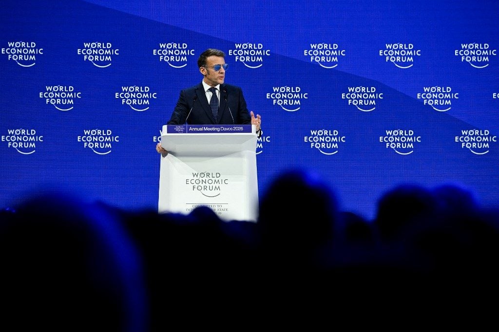Macron denuncia em Davos que os EUA querem ‘subordinar a Europa’