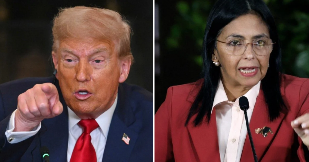 Trump ameaça presidente interina da Venezuela: pagará 'preço muito alto' se 'não fizer a coisa certa'