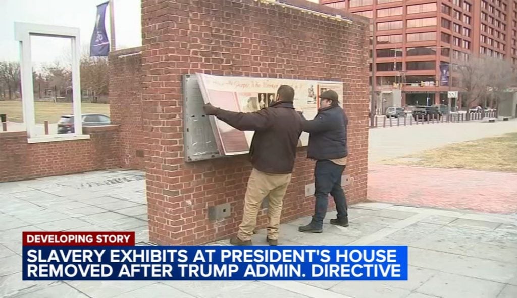 A polêmica retirada de uma exposição na Filadélfia sobre a escravidão