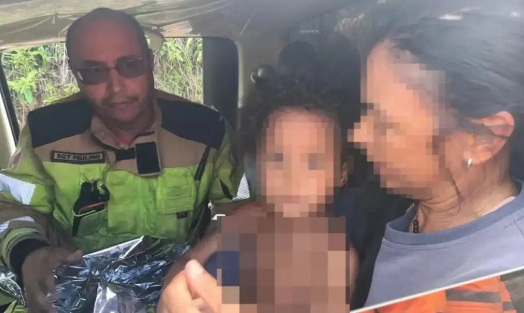 Menina de 4 anos que desapareceu em região de mata é encontrada em MG