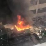 Incêndio atinge área externa do Instituto do Coração, na zona oeste de SP