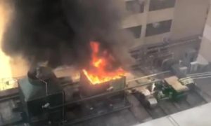 Incêndio atinge área externa do Instituto do Coração, na zona oeste de SP