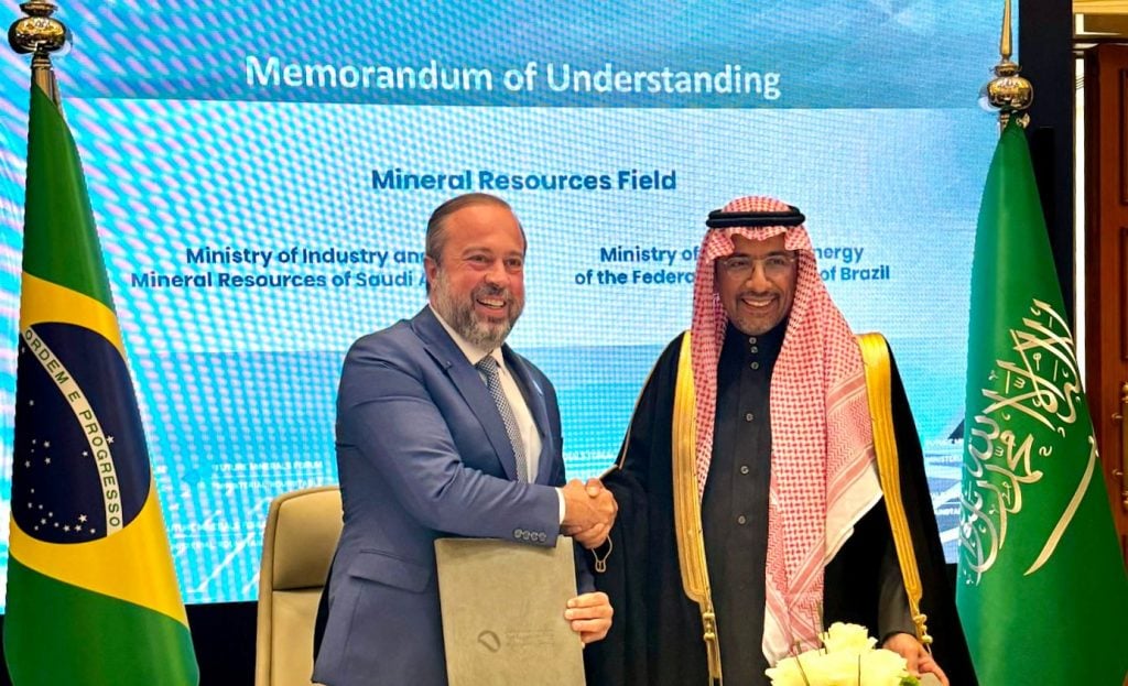 Brasil e Arábia Saudita assinam acordo de cooperação em mineração