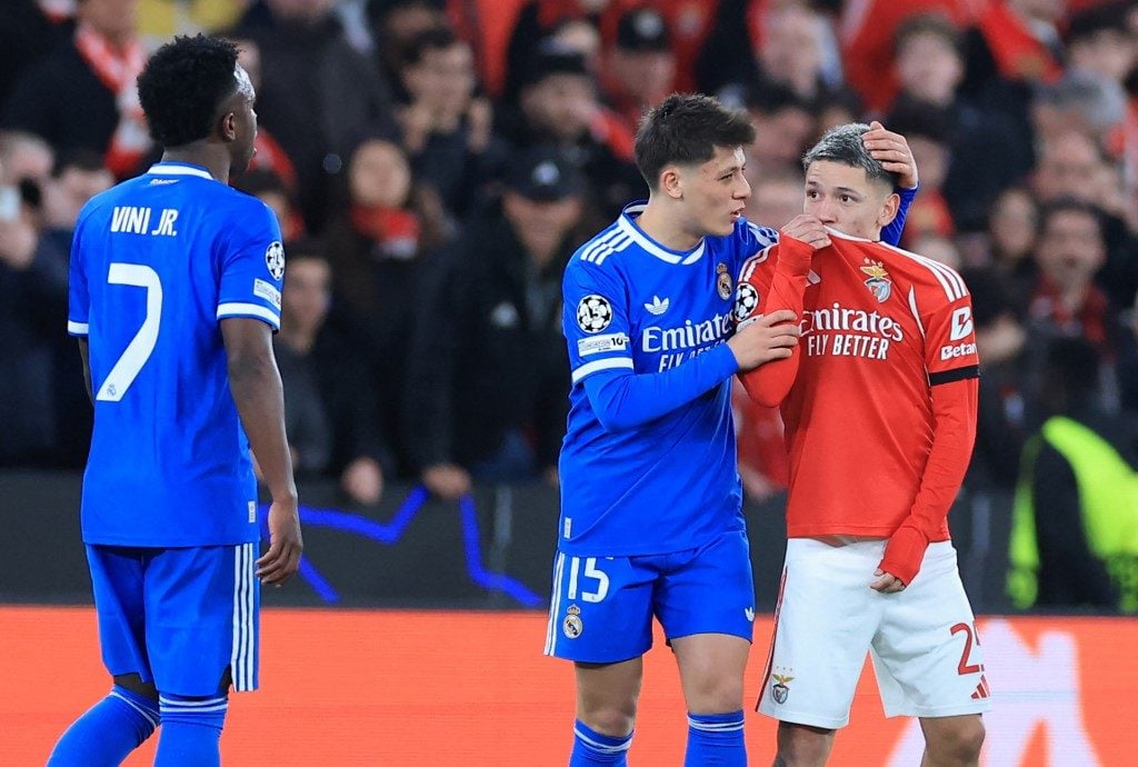Vini Jr. acusa meia-atacante do Benfica de racismo em jogo da Champions League