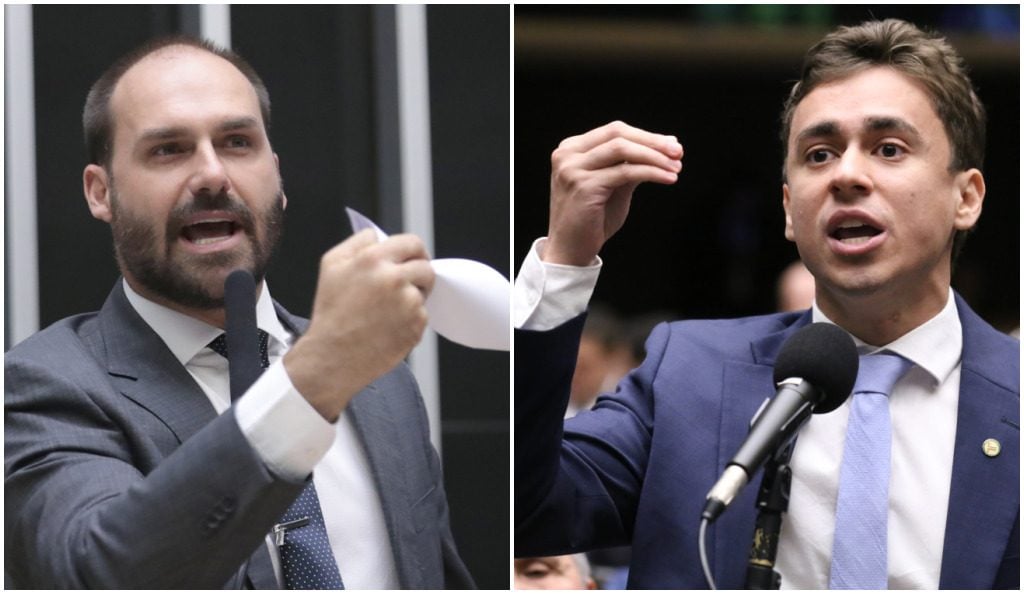 O novo bate-boca entre Nikolas Ferreira e Eduardo Bolsonaro