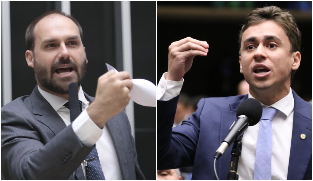 O novo bate-boca entre Nikolas Ferreira e Eduardo Bolsonaro