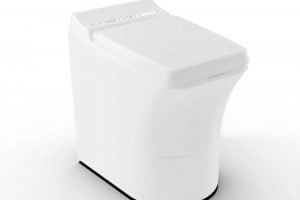 Um vaso sanitário que é incinerador e chama Cinderella. Não, isso não é brincadeira