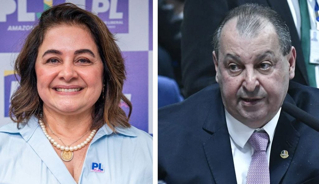 A disputa entre Maria do Carmo e Omar Aziz no Amazonas, segundo AtlasIntel