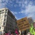 ‘Nosso feminismo é antifascista’: marcha em Lyon vira resposta a mobilização neonazista