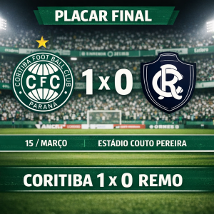 Coritiba conquista vitória sobre o Remo na 6ª rodada do Brasileirão