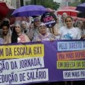 São Paulo: Ato das mulheres pede fim da violência e defende fim da escala 6×1