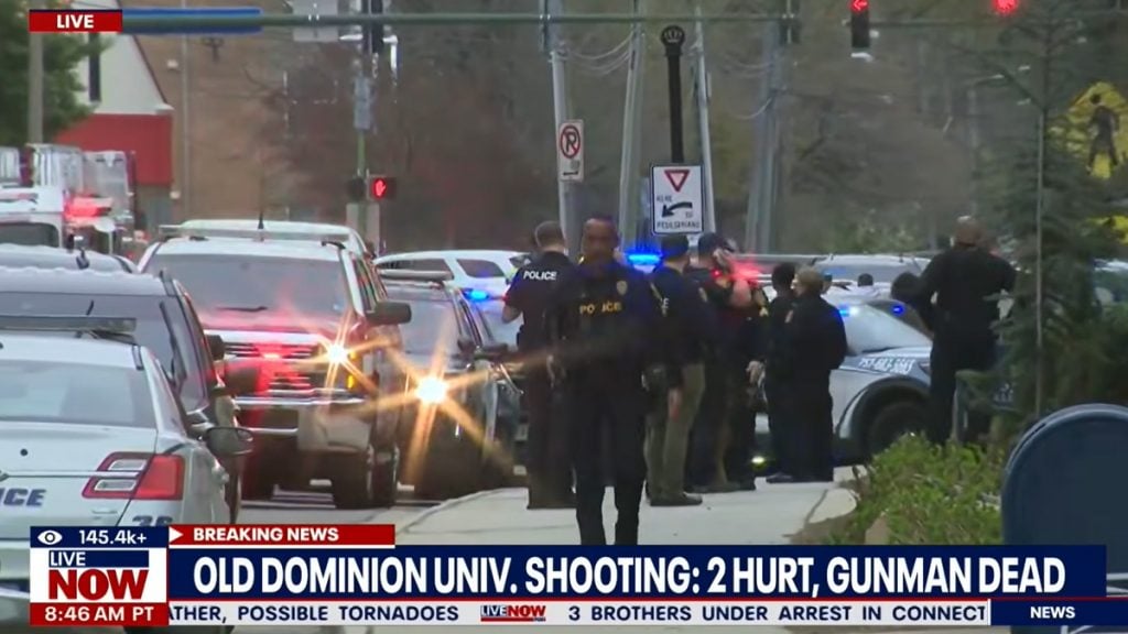 Ataque a tiros em universidade dos EUA deixa 2 feridos e o atirador morto