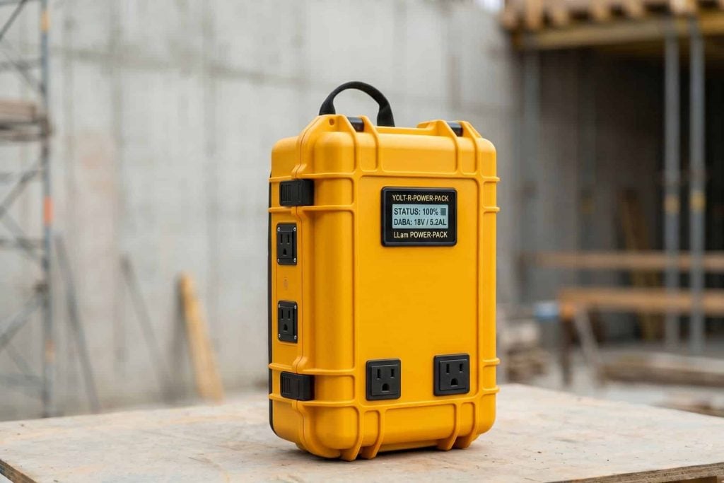 Mochila bateria INGCO: mais autonomia para ferramentas em obras e áreas sem rede elétrica