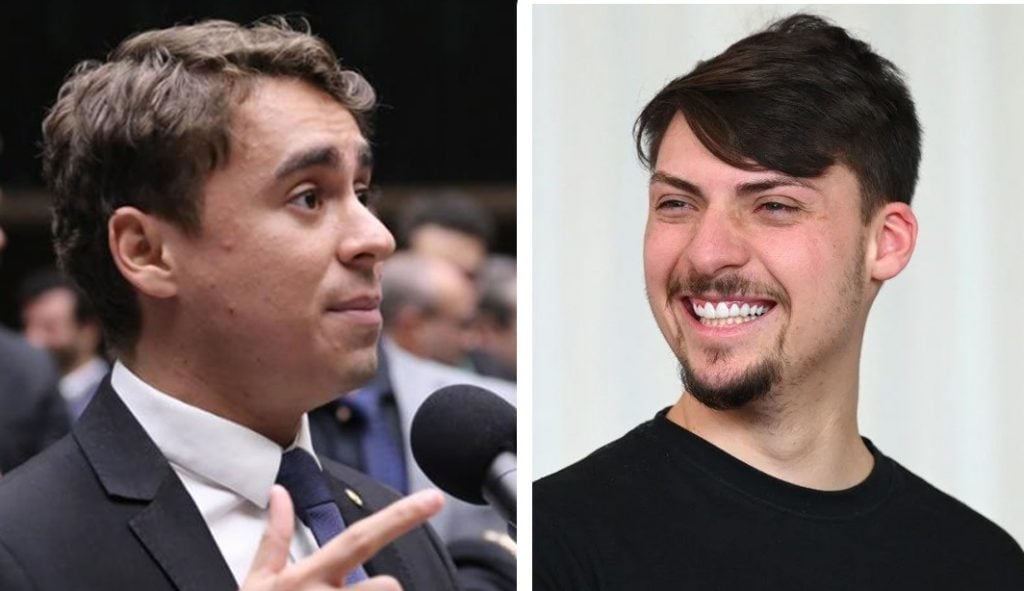 Nikolas chama Jair Renan, filho de Bolsonaro, de ‘toupeira cega’