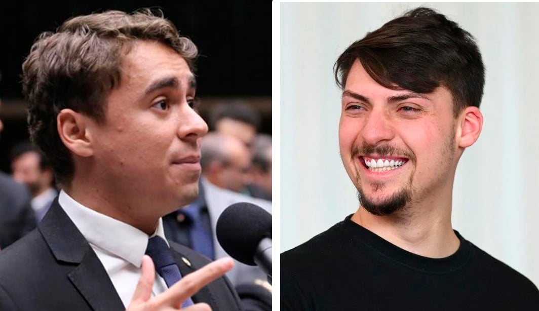 Nikolas chama Jair Renan, filho de Bolsonaro, de ‘toupeira cega’