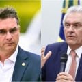 Sem propostas por ora, Flávio Bolsonaro e Ronaldo Caiado se apoiam em anistia aos golpistas