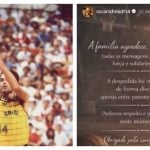 Família se despede de Oscar em cerimônia reservada de cremação