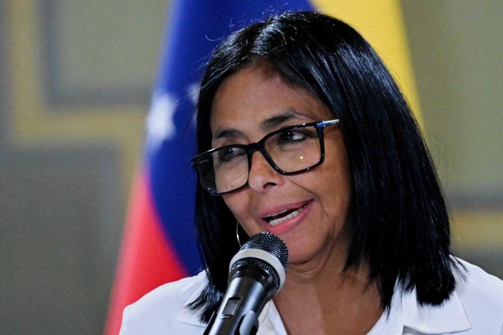 Delcy Rodríguez vai a tribunal da ONU em disputa territorial da Venezuela com a Guiana