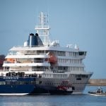 Desembarcam os primeiros passageiros de navio com hantavírus