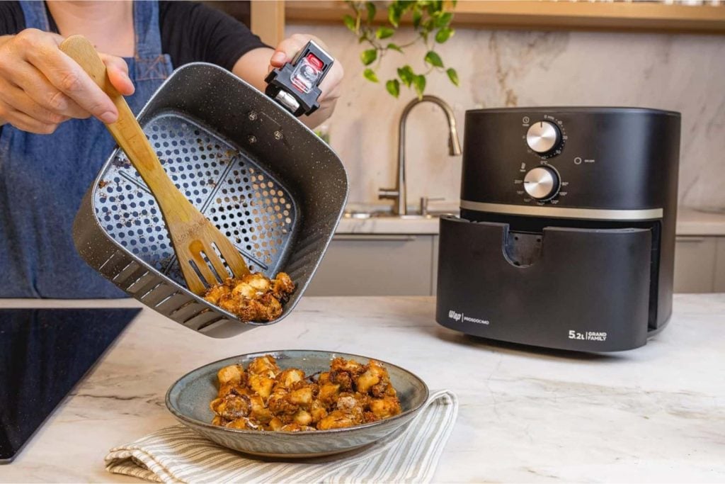 Como montar almoço fitness de Dia das Mães usando air fryer?