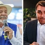 As intenções de voto de Lula e Flávio Bolsonaro no 2º turno, em novo Datafolha